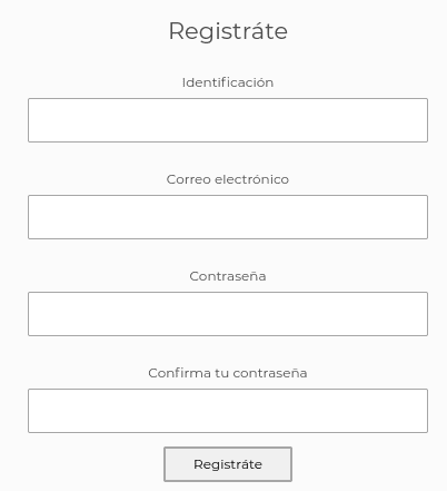 registráte formulario